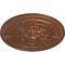 Ekena Millwork Vincent Ceiling Medallion (Fits Canopies up to 6"), Hand-Painted Polished Copper, 26"OD x 3"P CM26VIPOS - alternate 3
